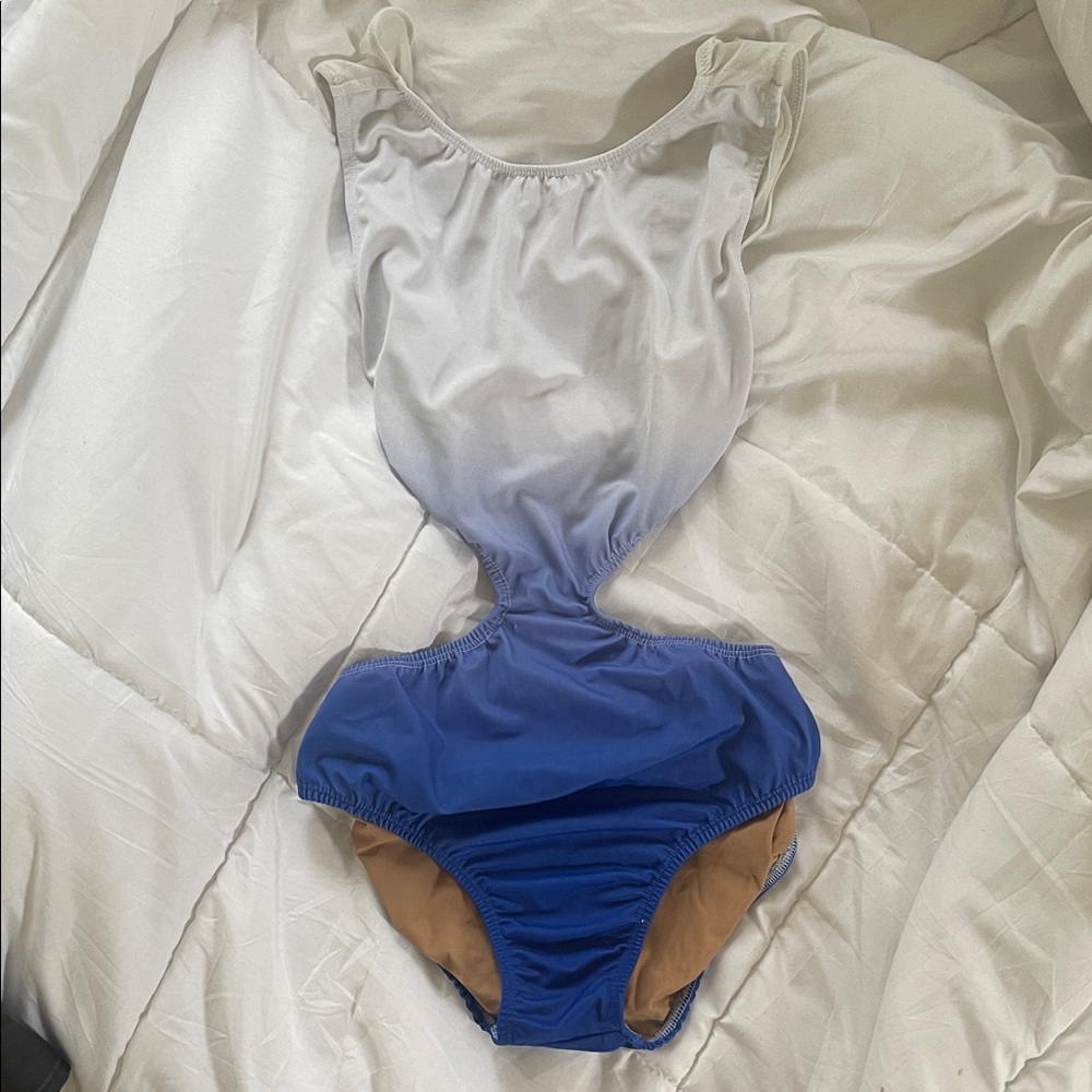 Gradient Blue Women's Leotard